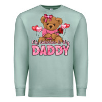 Seafoam my valentine is my daddy Premium Sweatshirt - LillyAllenDesigns