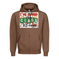 Chestnut i've loved my class 100 days Zipper Hoodie - MaliasSmallBusiness