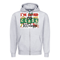 Heather Grey i've loved my class 100 days Zipper Hoodie - MaliasSmallBusiness