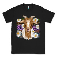 Black easter goat daisys leopard wooden Classic Tee - Artiststas