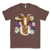 Chestnut easter goat daisys leopard wooden Classic Tee - Artiststas