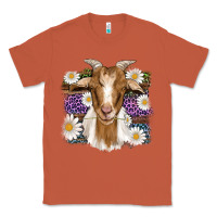 Copper easter goat daisys leopard wooden Classic Tee - Artiststas