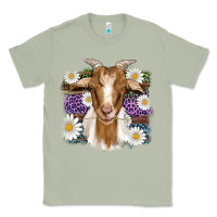 Matcha easter goat daisys leopard wooden Classic Tee - Artiststas