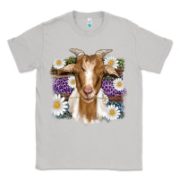 Moon Dust easter goat daisys leopard wooden Classic Tee - Artiststas