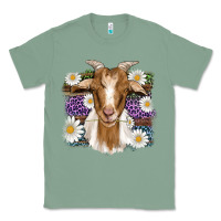 Sage easter goat daisys leopard wooden Classic Tee - Artiststas