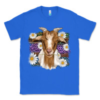 True Royal easter goat daisys leopard wooden Classic Tee - Artiststas