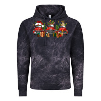 Cloud Black christmas trucks Vintage Hoodie - FaDigitalArtStudio