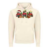 Vintage Artic christmas trucks Vintage Hoodie - FaDigitalArtStudio