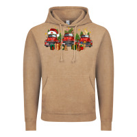 Vintage Coffee christmas trucks Vintage Hoodie - FaDigitalArtStudio