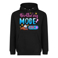Black Birthday Mode On Heavyweight Hoodie - BundleAndBundleShop