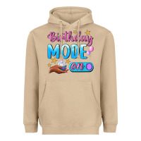 Mushroom Birthday Mode On Heavyweight Hoodie - BundleAndBundleShop