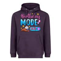 Plum Birthday Mode On Heavyweight Hoodie - BundleAndBundleShop