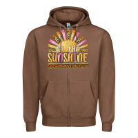 Chestnut be the sunshine Zipper Hoodie - MaliasSmallBusiness
