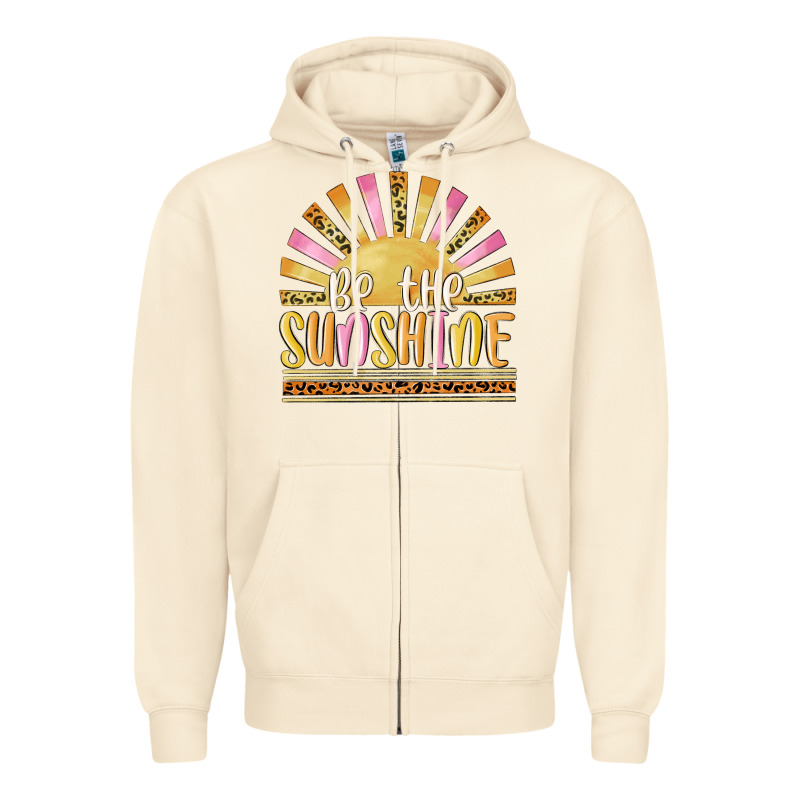 Be The Sunshine Zipper Hoodie by MaliasSmallBusiness | Teevron