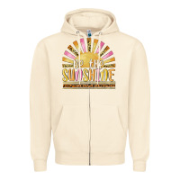 Sandshell be the sunshine Zipper Hoodie - MaliasSmallBusiness