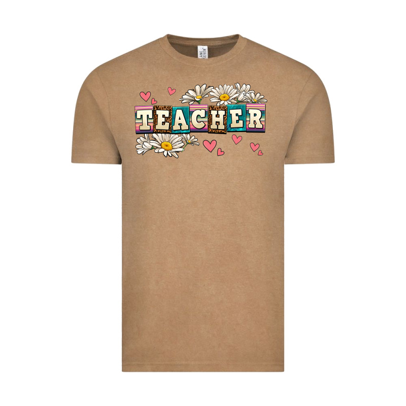 Daisy Teacher Vintage Tee by AdoDesignShop | Teevron