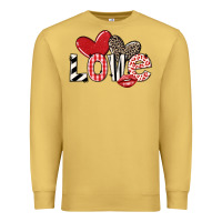 Antique Gold love Premium Sweatshirt - LillyAllenDesigns