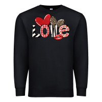 Black love Premium Sweatshirt - LillyAllenDesigns