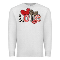 Oatmeal Heather love Premium Sweatshirt - LillyAllenDesigns