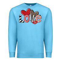 Ocean Blue love Premium Sweatshirt - LillyAllenDesigns