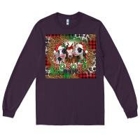 Plum ho ho ho heifer Christmas heifers Long Sleeve Tee - Jasminsmagicworld