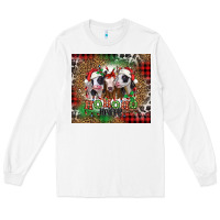 White ho ho ho heifer Christmas heifers Long Sleeve Tee - Jasminsmagicworld