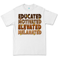 White melanin educated motivated elevated melanated Premium Tee - texasbilliewilder
