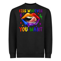 Black kiss whoever you want Heavyweight Sweatshirt - JahusDesignShop
