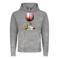 Cloud Rock christmas wine glass Vintage Hoodie - FaDigitalArtStudio