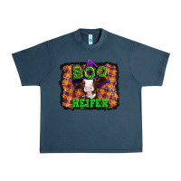 Midnight Navy Boo heifer halloween Urban Heavy Tee - Artiststas