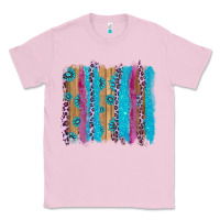 Bubblegum Pink gemstone and pink leopard brushstrok Classic Tee - AdoDesignShop