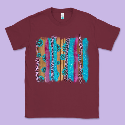 Gemstone And Pink Leopard Brushstrok Classic Tee Designed By Adodesignshop