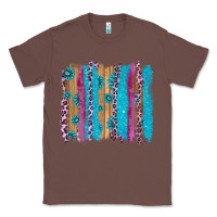 Chestnut gemstone and pink leopard brushstrok Classic Tee - AdoDesignShop