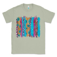 Matcha gemstone and pink leopard brushstrok Classic Tee - AdoDesignShop
