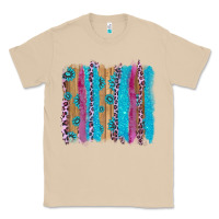 Mushroom gemstone and pink leopard brushstrok Classic Tee - AdoDesignShop