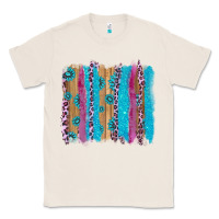 Natural gemstone and pink leopard brushstrok Classic Tee - AdoDesignShop