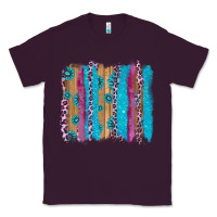 Plum gemstone and pink leopard brushstrok Classic Tee - AdoDesignShop