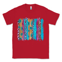 Red gemstone and pink leopard brushstrok Classic Tee - AdoDesignShop