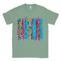 Sage gemstone and pink leopard brushstrok Classic Tee - AdoDesignShop