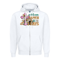 White a lot can happen in 3 days Zipper Hoodie - MaliasSmallBusiness