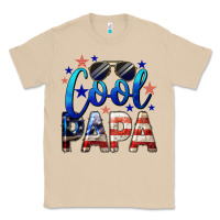 Mushroom Cool Papa American Flag 4th of July Classic Tee - LillyAllenDesigns