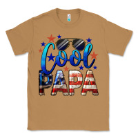 Toasted Coconut Cool Papa American Flag 4th of July Classic Tee - LillyAllenDesigns