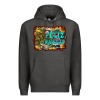 Charcoal Heather feliz navidad Premium Hoodie - RanaPortraitStore