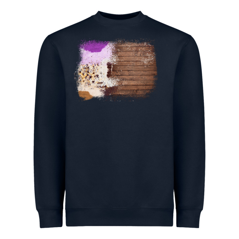 Wood Cowhide Pattern Heavyweight Sweatshirt by Bettercallsaul | Teevron