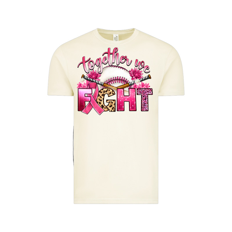 Breast Cancer Together We Fight With Baseball Vintage Tee by Artiststas | Teevron