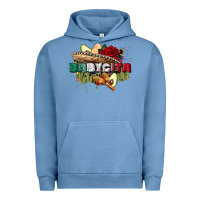 Pigment Pebble Blue babycita cinco de mayo Urban Hoodie - CowGirlArtShop