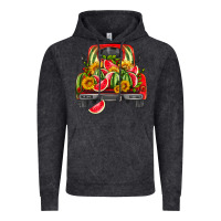 Vintage Black watermelon and truck Vintage Hoodie - HRA Design Shop