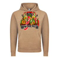 Vintage Coffee watermelon and truck Vintage Hoodie - HRA Design Shop