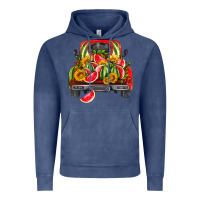 Vintage Denim watermelon and truck Vintage Hoodie - HRA Design Shop