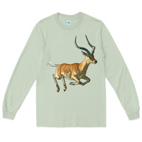 Matcha Impala Antelope Illustrations Long Sleeve Tee - LillyAllenDesigns